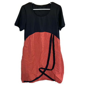 Floryday Dress Sz S Burnt Orange Sewn On Ribbon Fall Autumn Holiday Womens